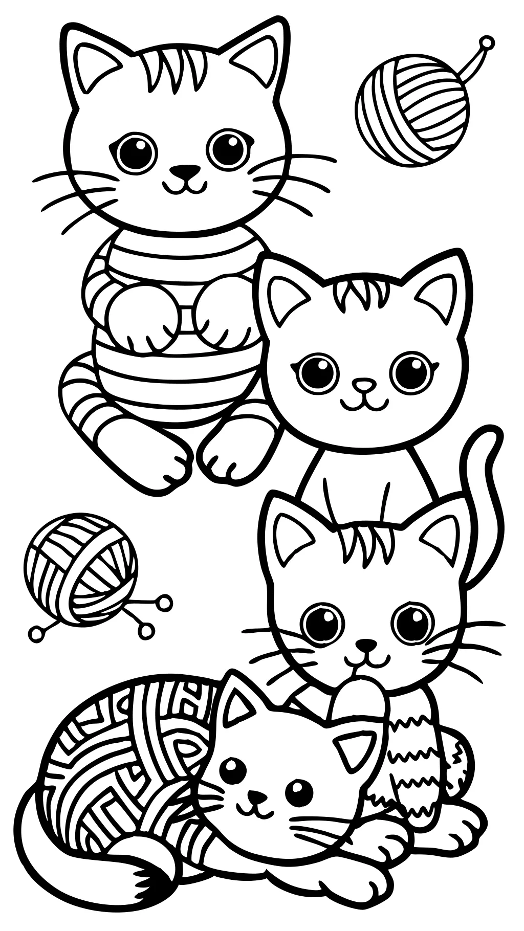 coloriages de chaton de chaton